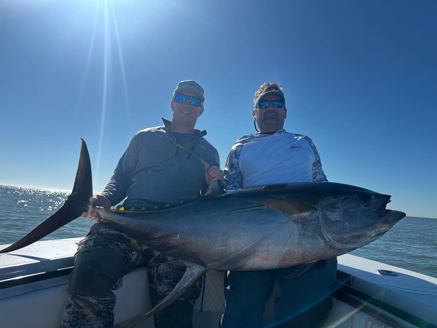 A great catch of a 49-inch fish during a fishing trip