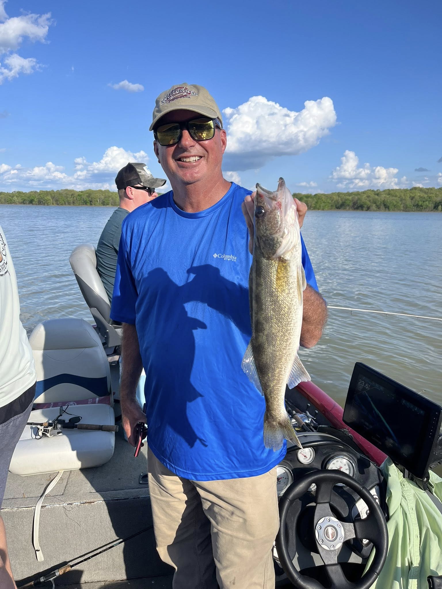 One angler catching fish in AR