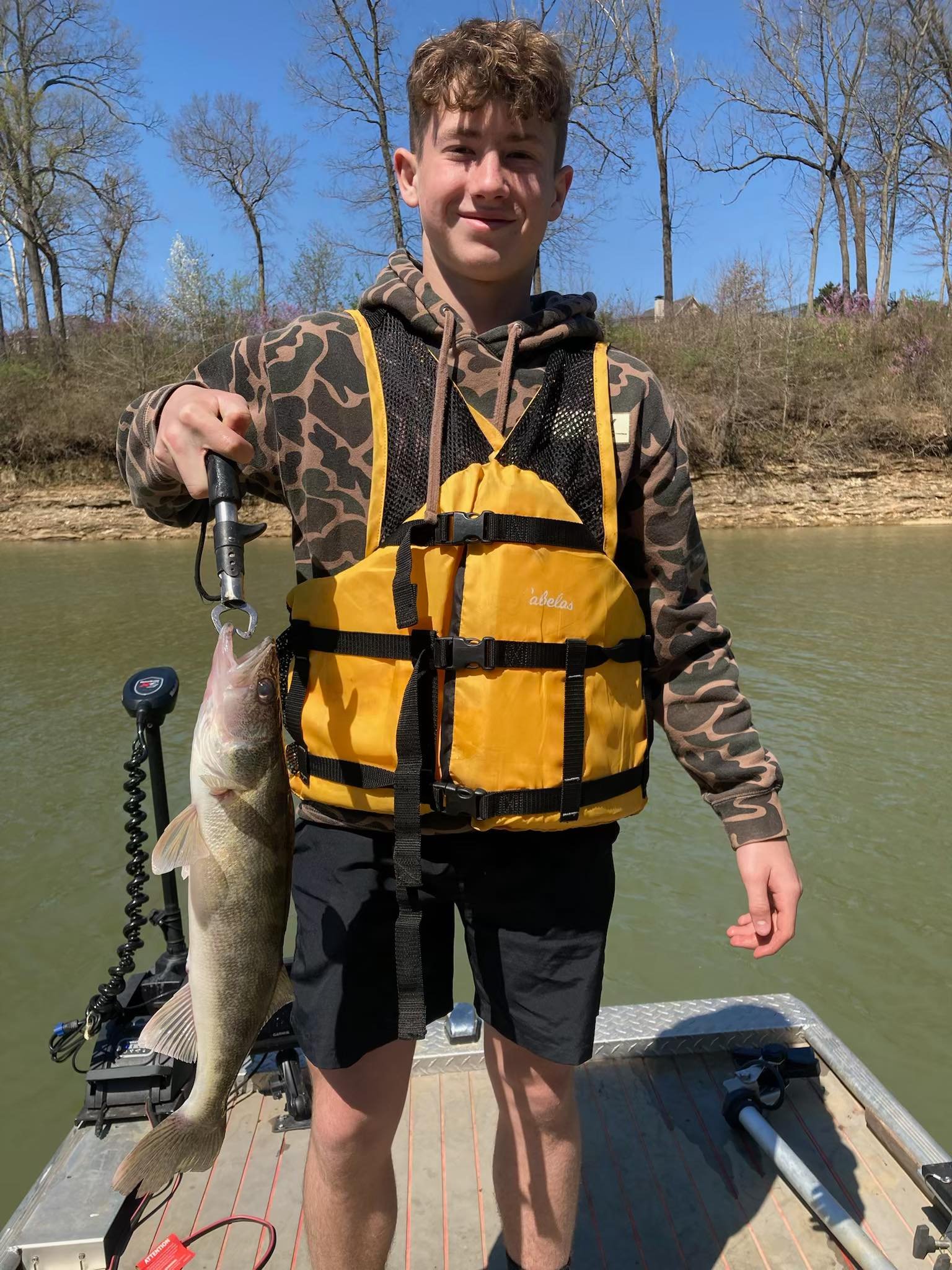 A lone walleye fish caught in AR
