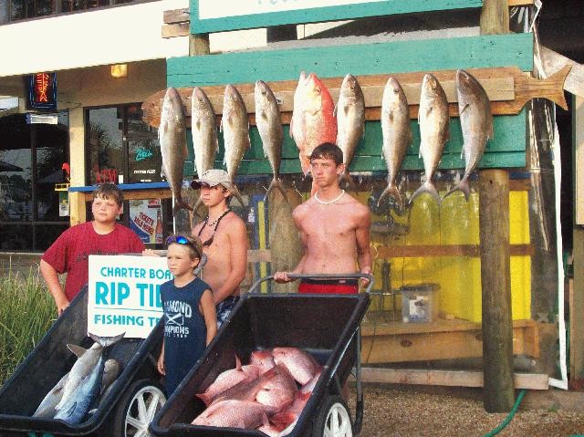 9 fish caught while fishing in AL