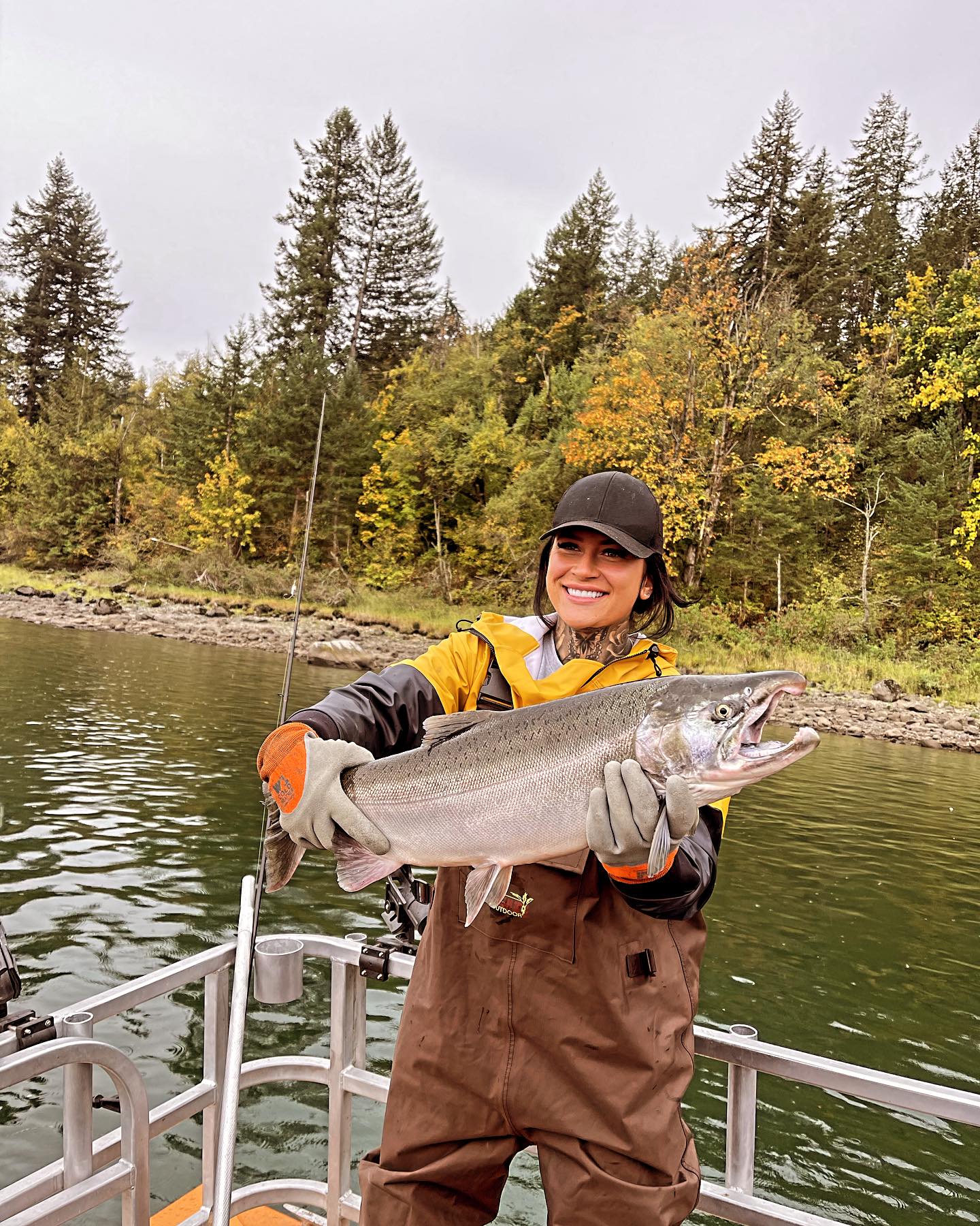 Coho Salmon caught while fishing in Chilliwack