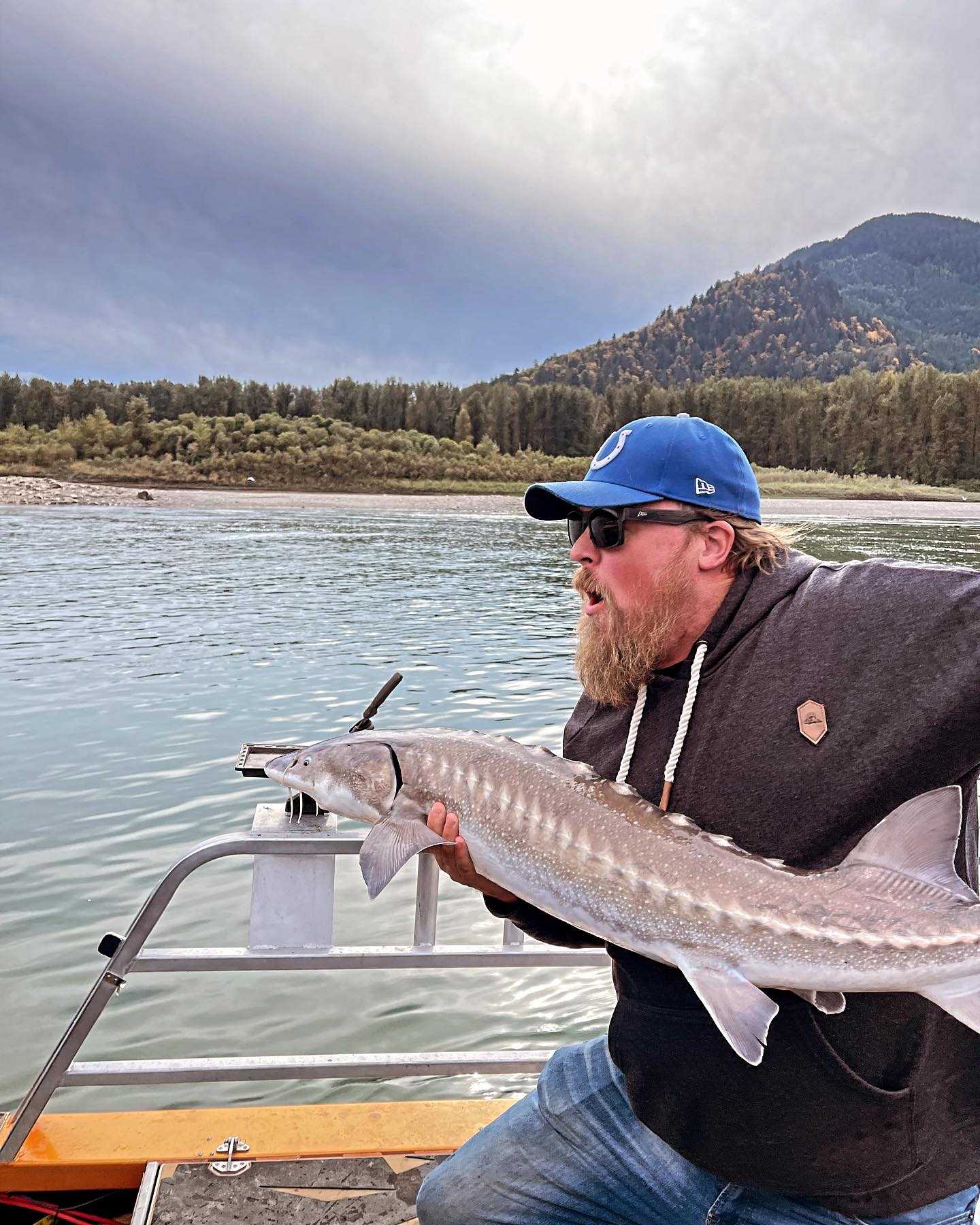 Impressive white sturgeon catch in BC
