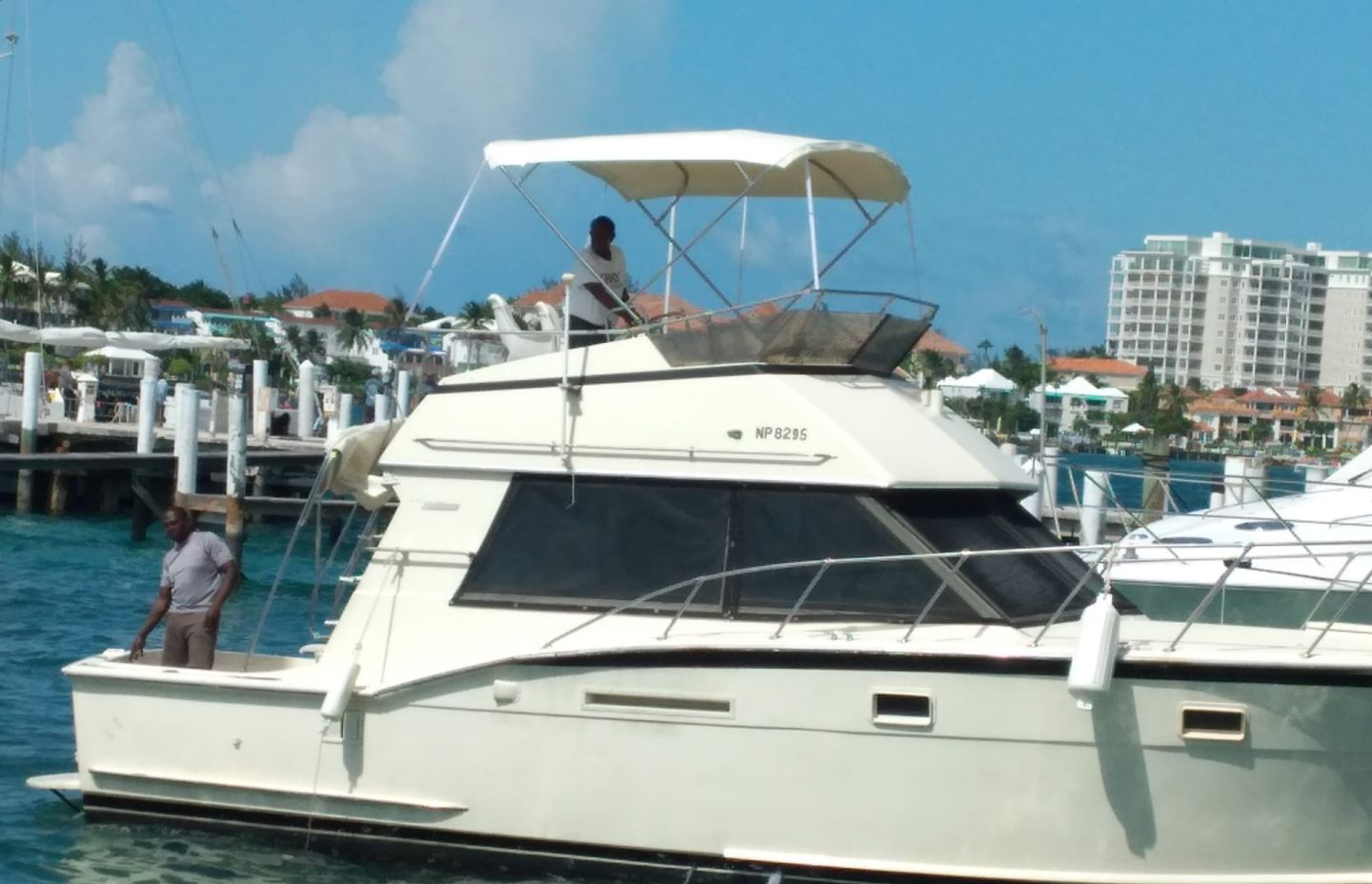Angler fishing in Nassau