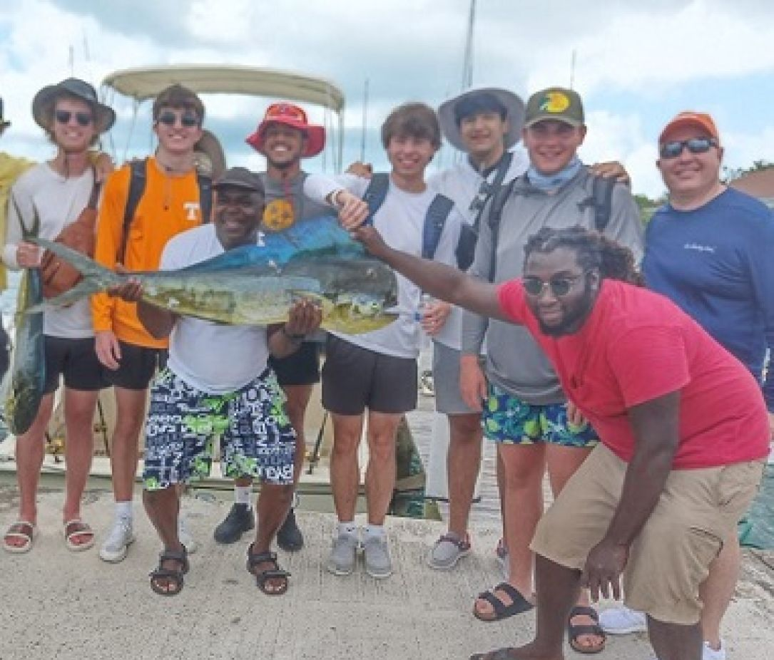 Mahi Mahi fish caught in Nassau