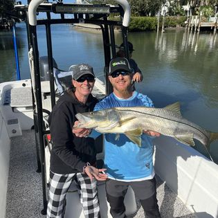 A 38-inch Snook caught while fishing in FL.