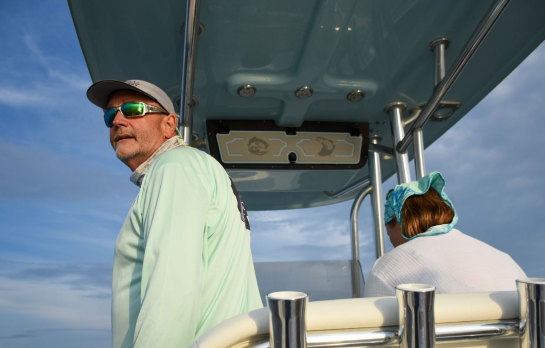 Angler fishing in South Carolina