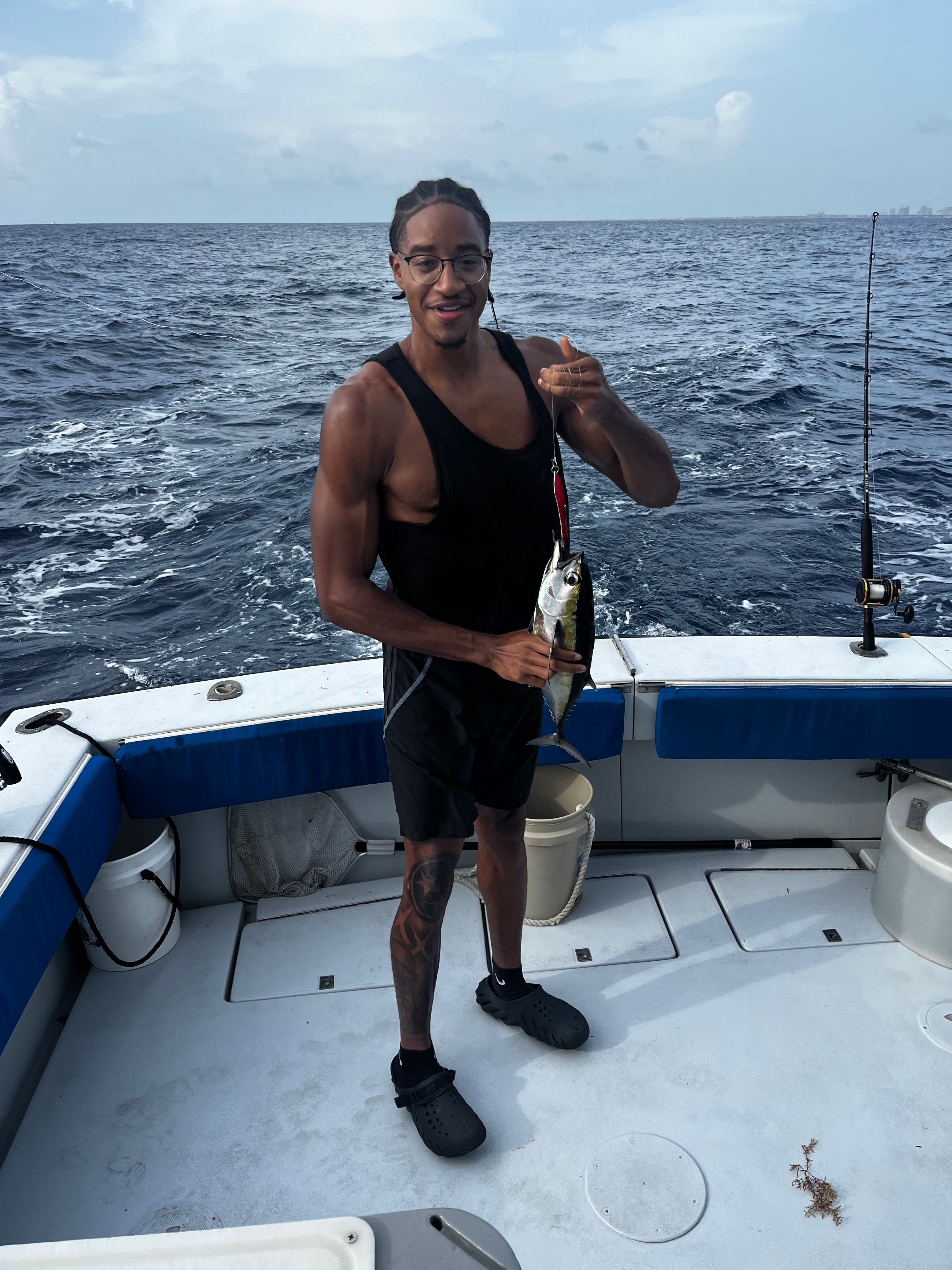 Blackfin tuna caught during fishing trip in Riviera Beach FL