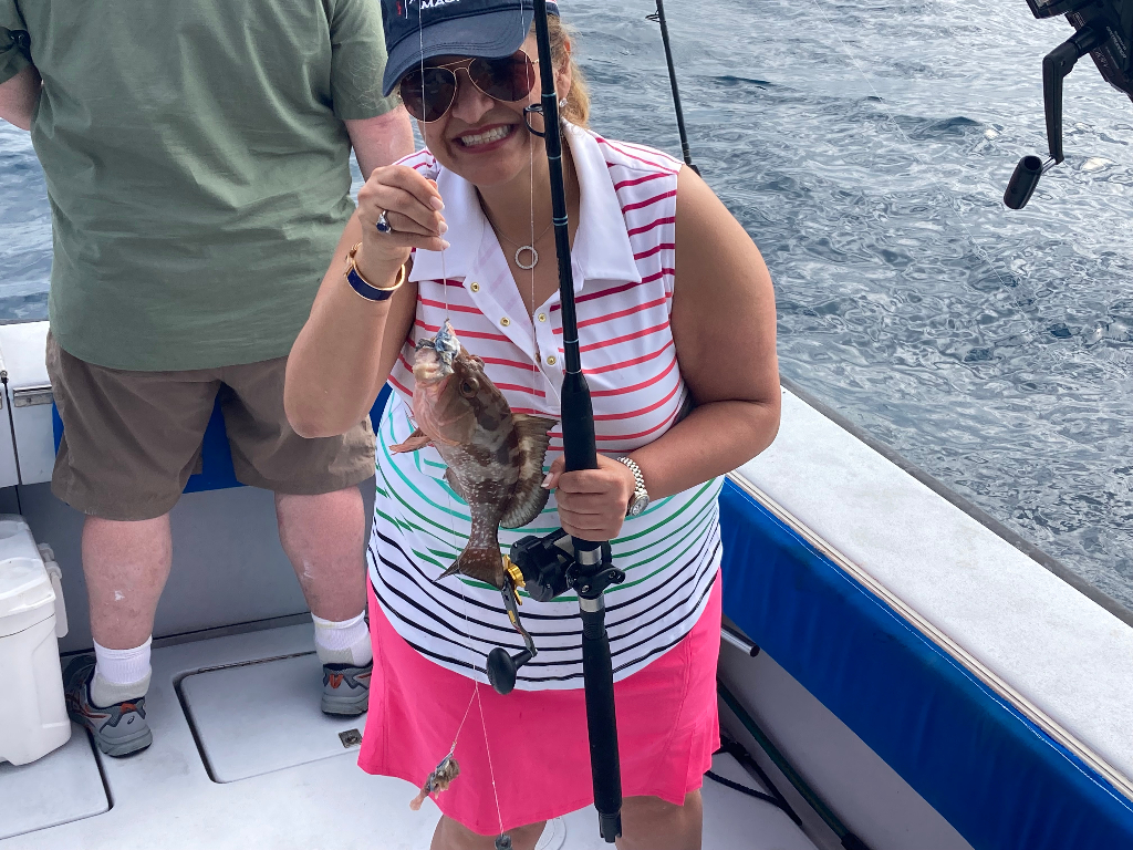 Grouper Fish Reeled From Florida