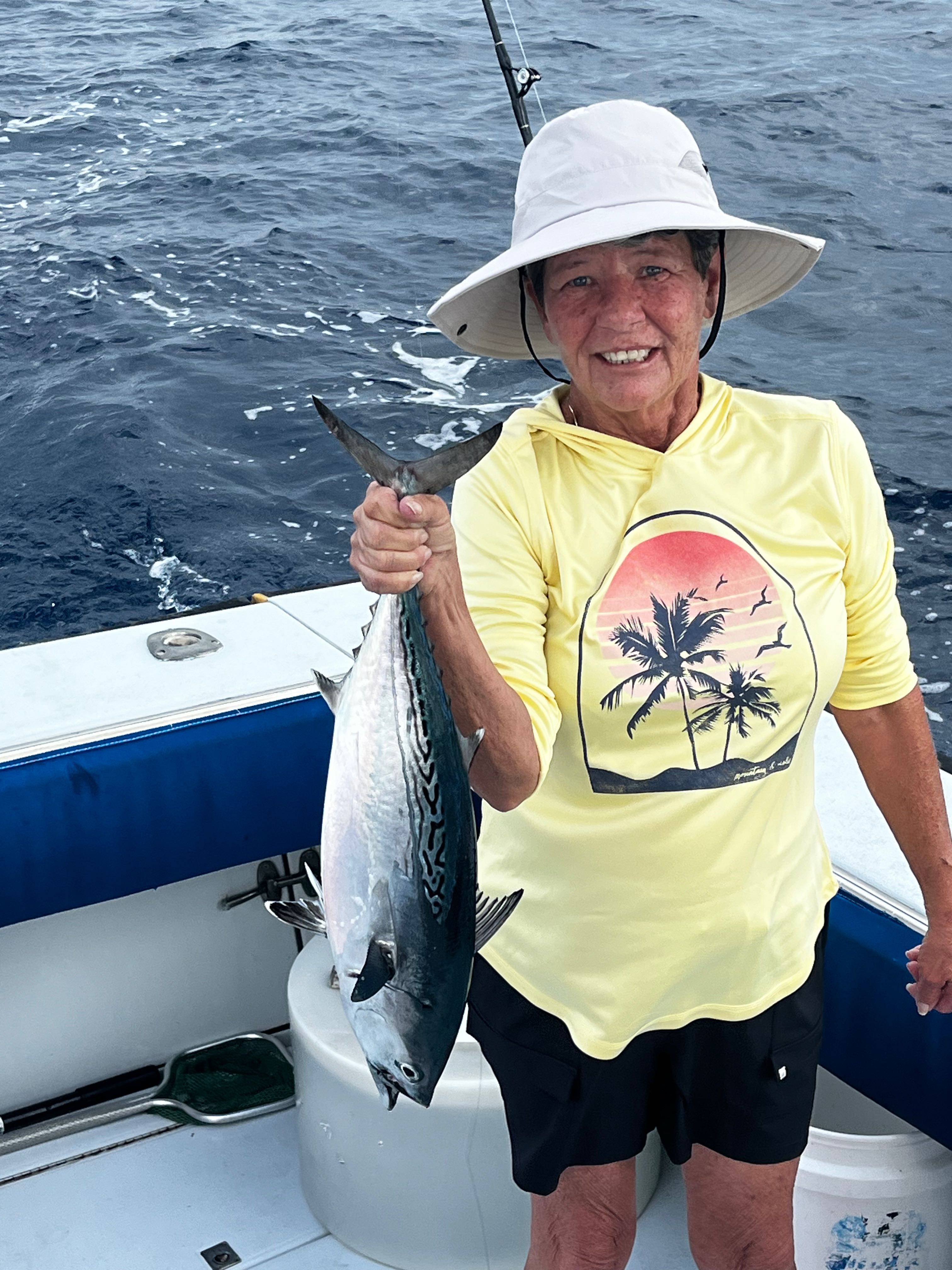Little tunny caught during fishing charter in Riviera Beach FL