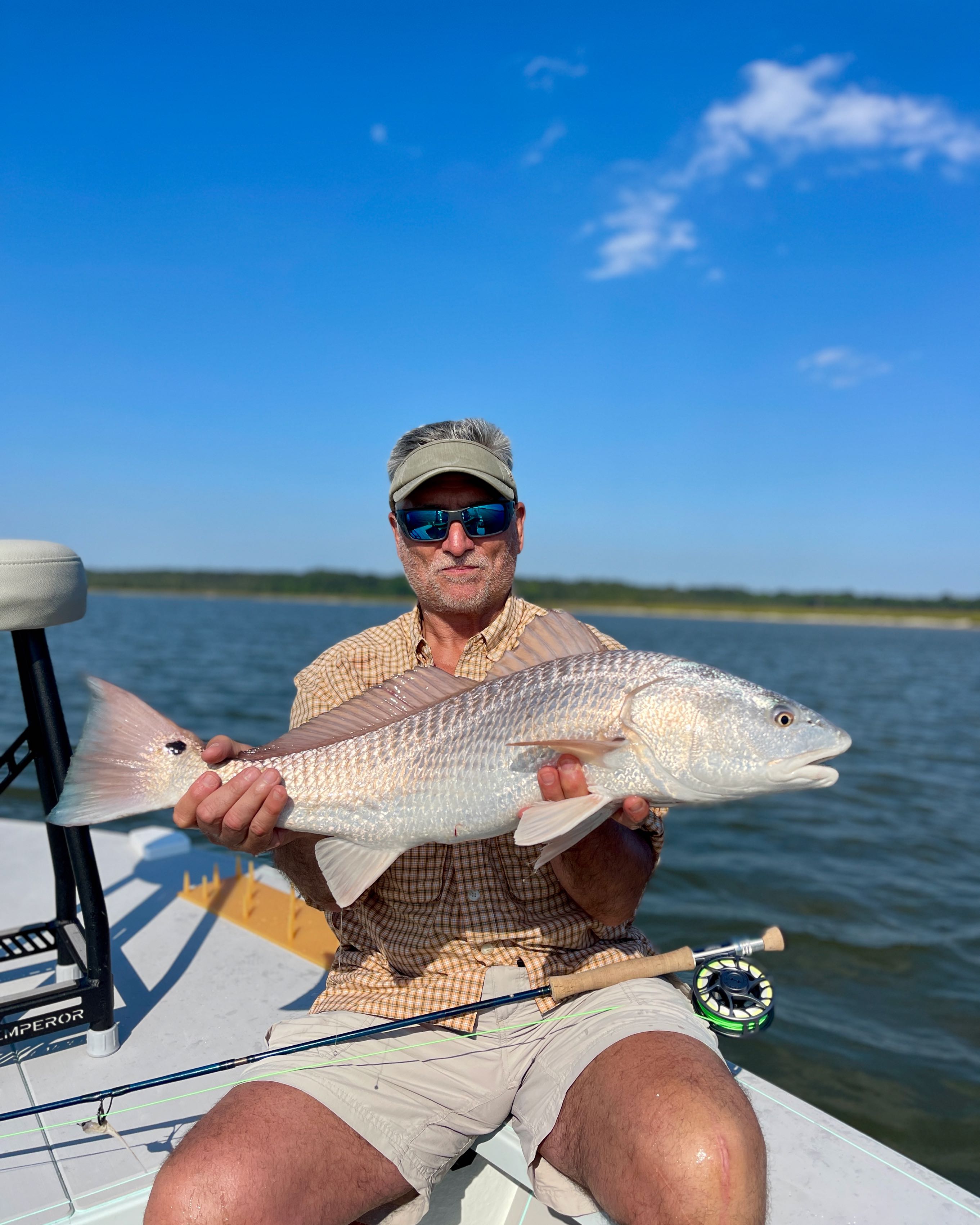 Redfish caught on a fishing tour in GA