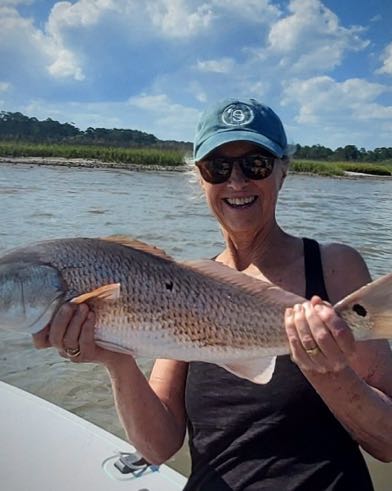 Redfish caught on Wilmington Island
