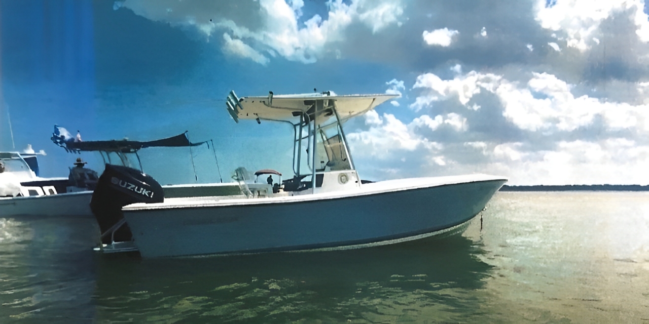 Ocean view fishing scene