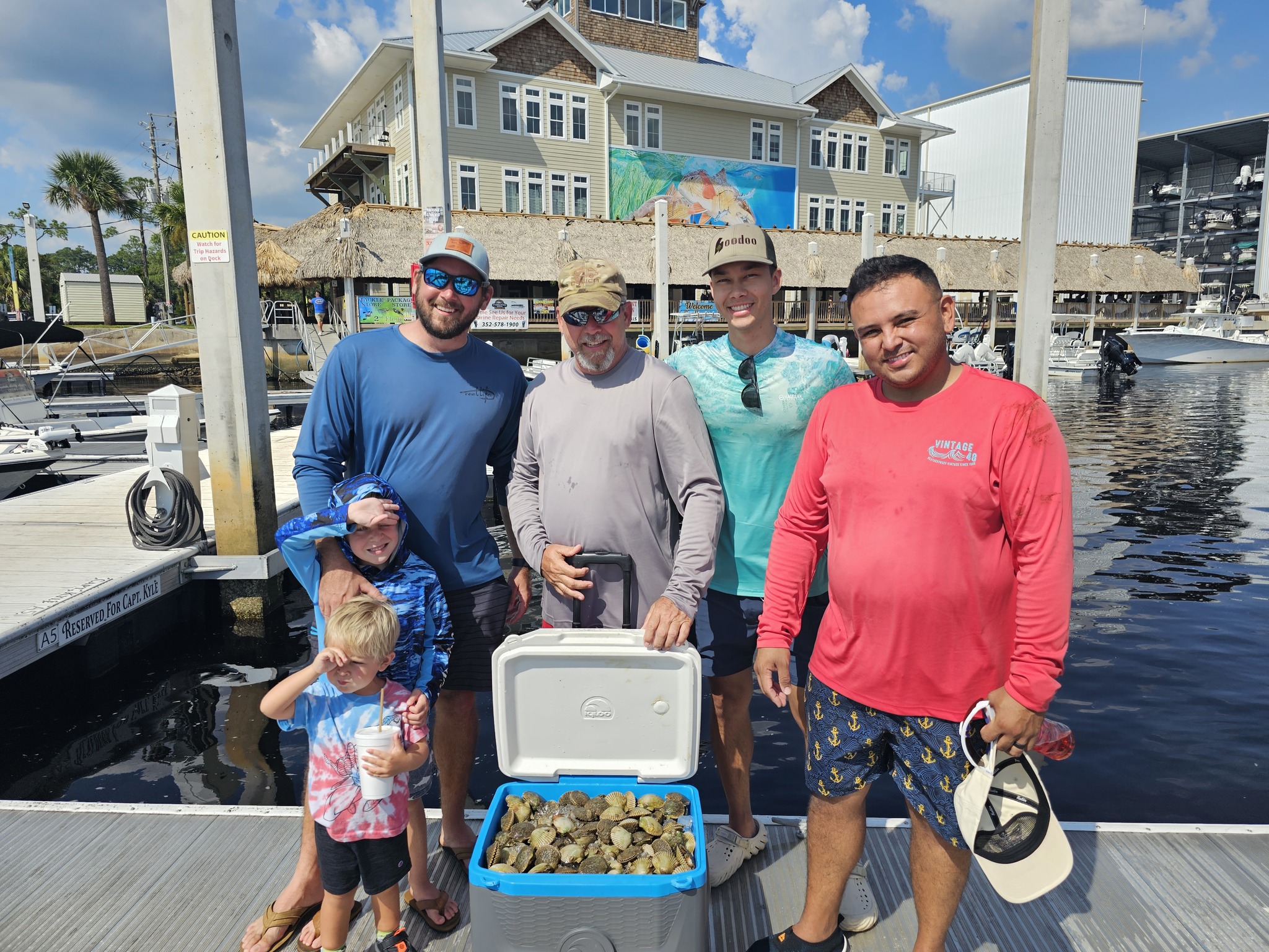 Great fishing trip in FL with 6 people