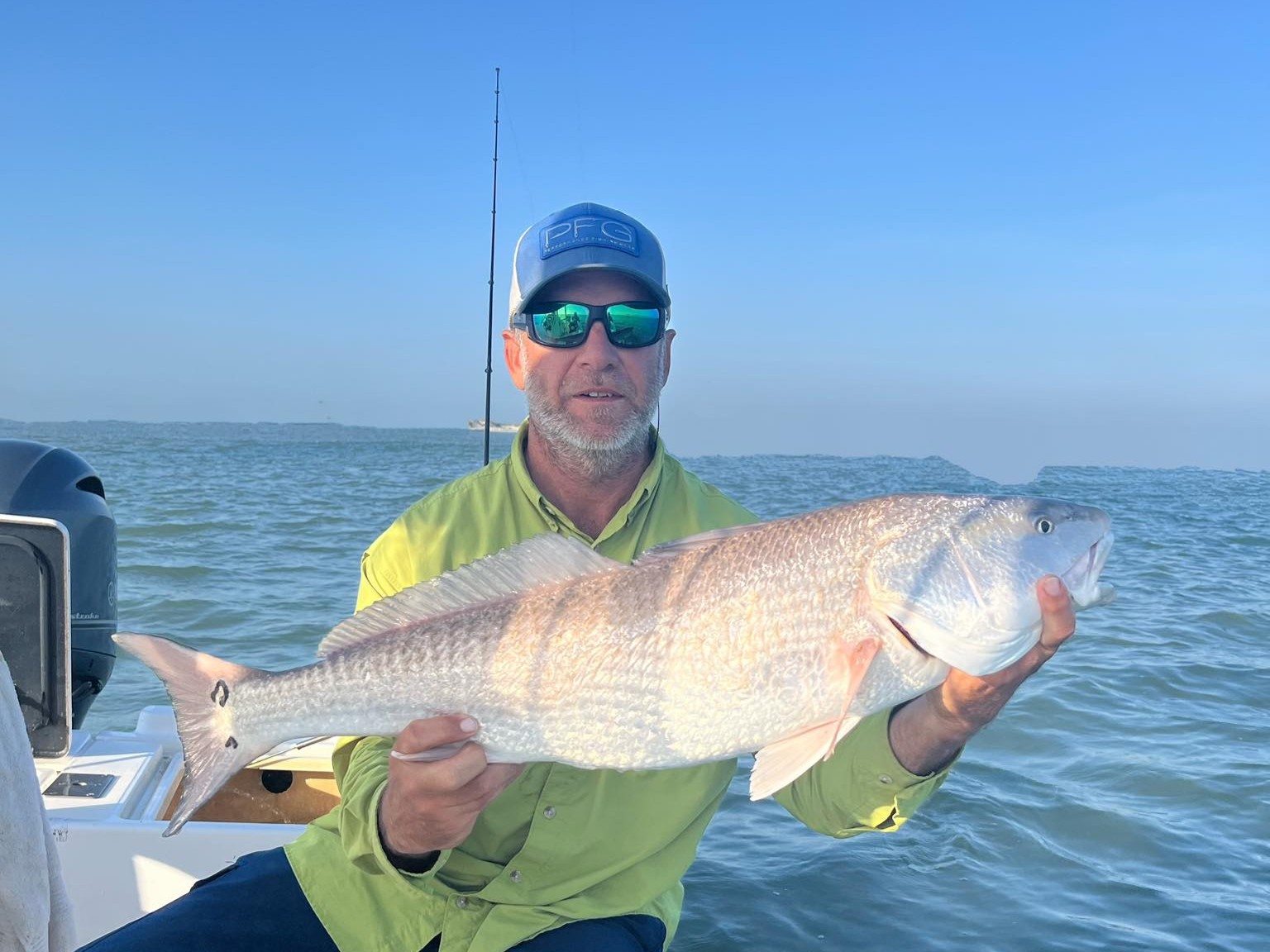 6-hour inshore fishing charter in Mosquito Lagoon targeting redfish and trout on 22' boat
