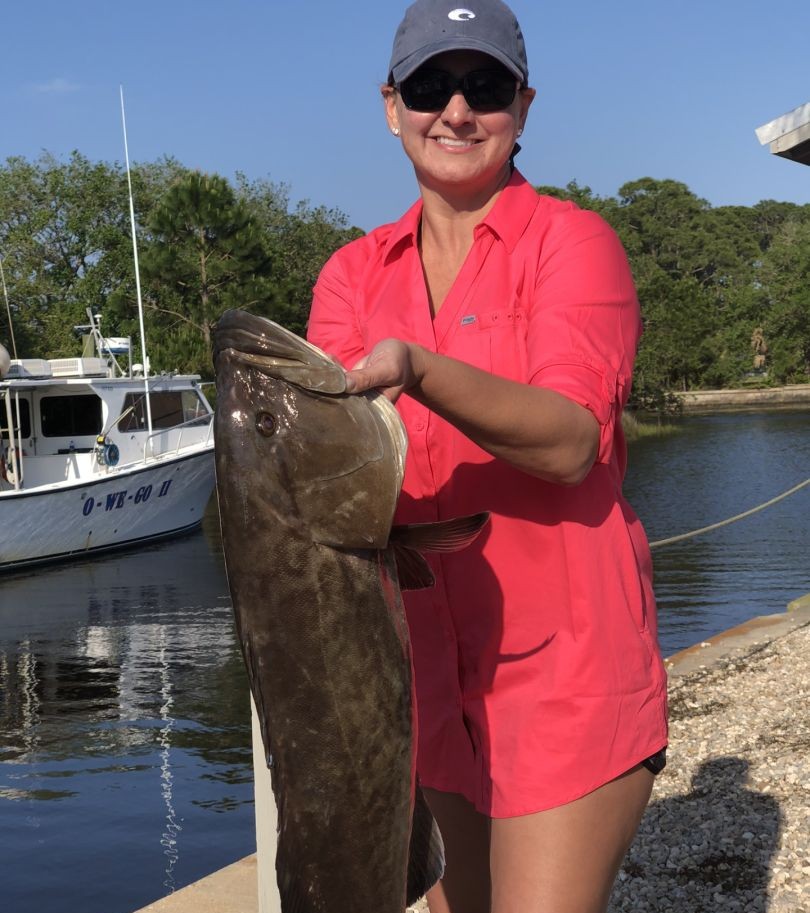 Angler fishing on the shores of FL