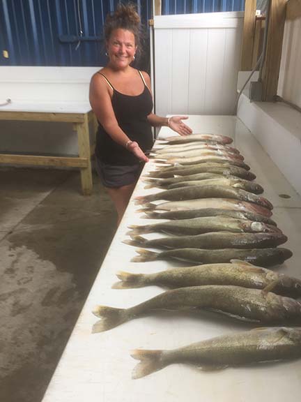 Two big fish caught in La Salle while fishing