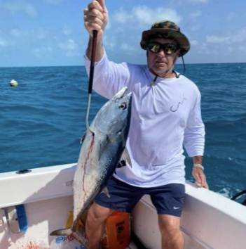 Angler with one fish caught in Florida