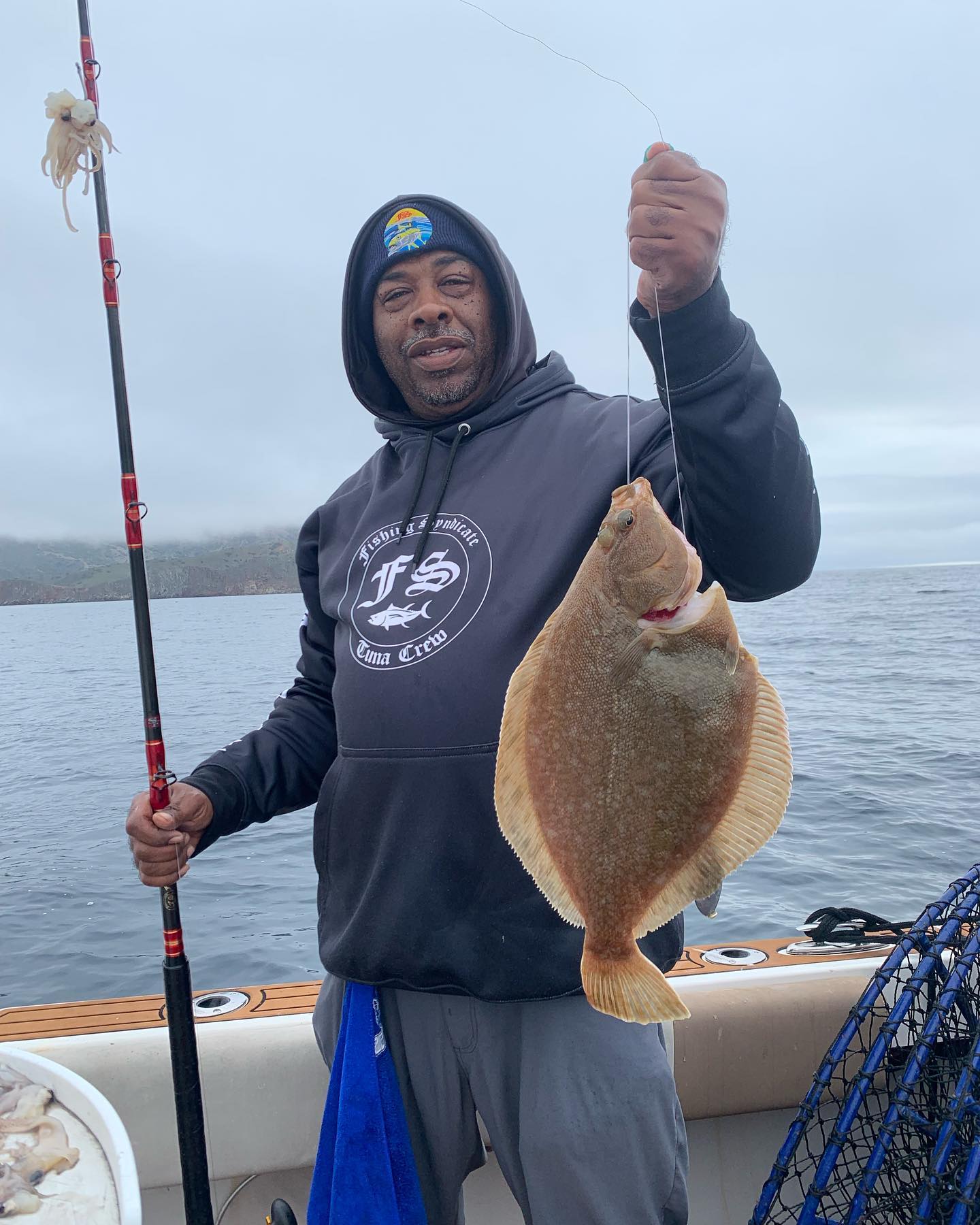 Summer Flounder fish caught in Long Beach