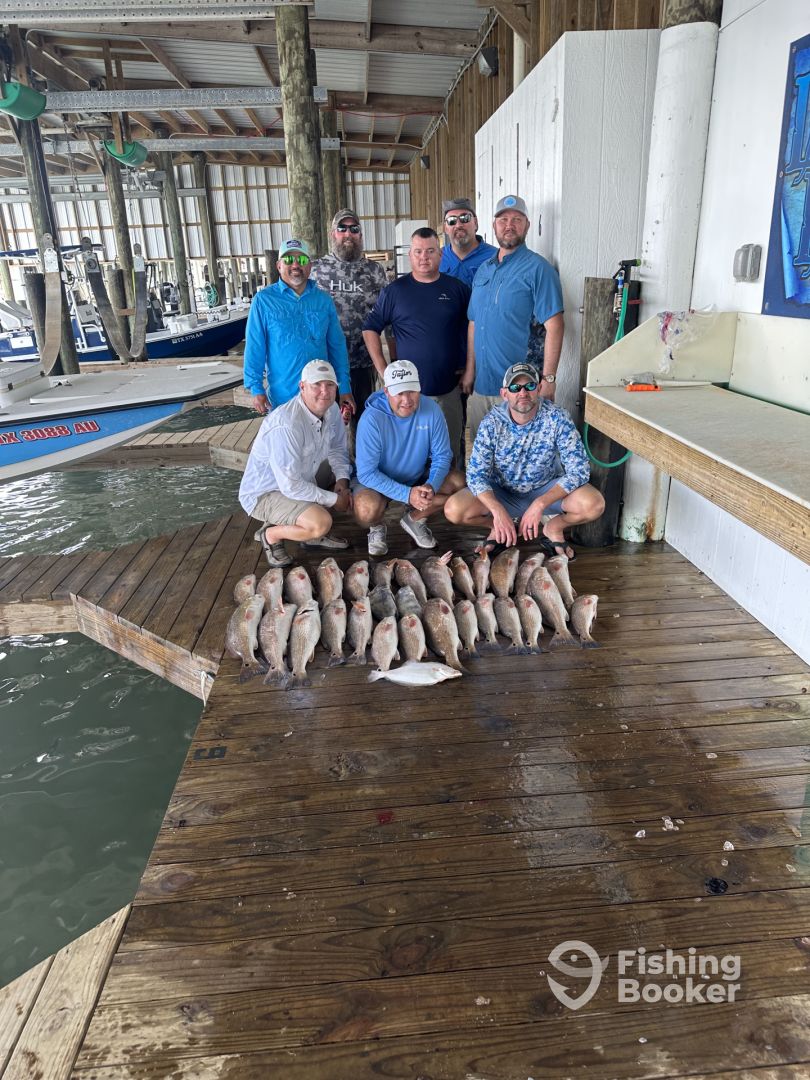 8 people fishing in TX