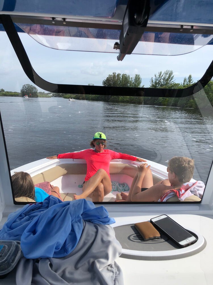 Two people fishing in FL