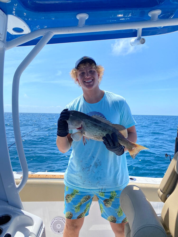 Gag grouper, 19 inches, caught in Tarpon Springs