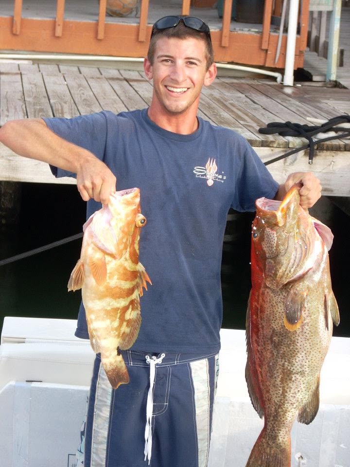 Two large fish caught during fishing trip in Sebastian FL