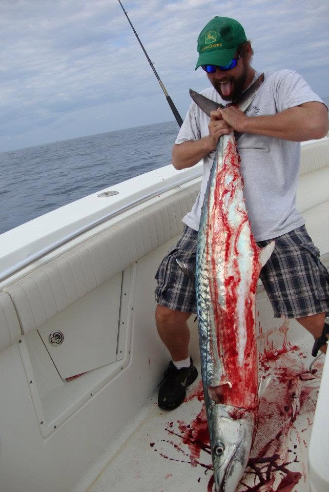 King mackerel caught while fishing in Sebastian FL