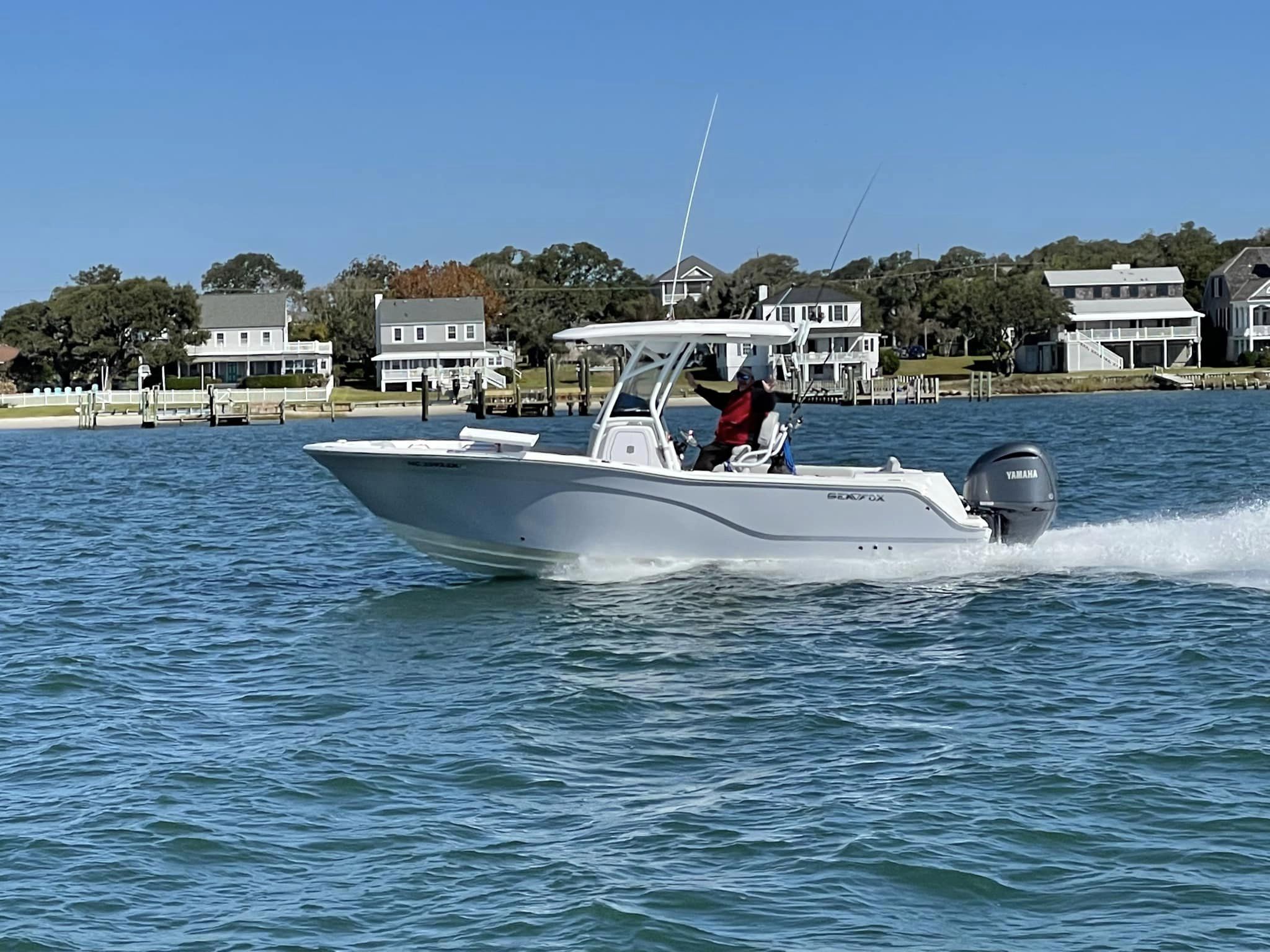 Fishing tour in NC with fishing gear