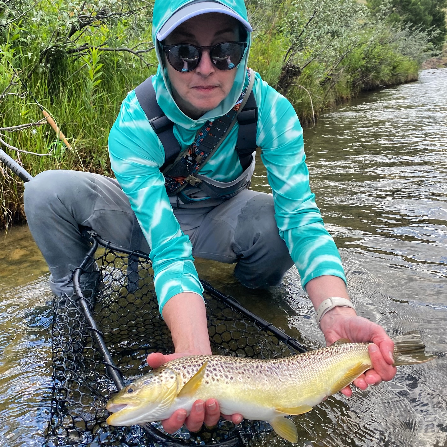 One person fishing in Sheridan