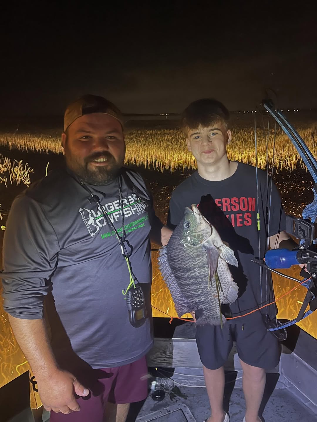 Bowfishing catch displaying fresh fish on boat in Saint Cloud FL
