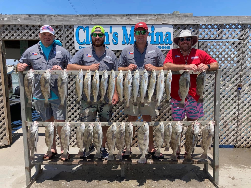 8 black drum fish caught in Corpus Christi