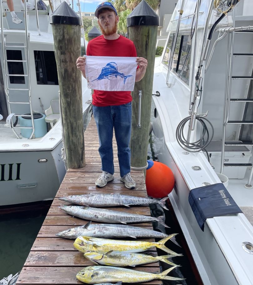 Wahoo fish caught in Fort Lauderdale