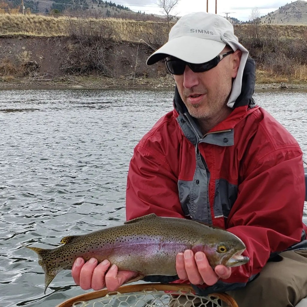 A rainbow trout caught in MT