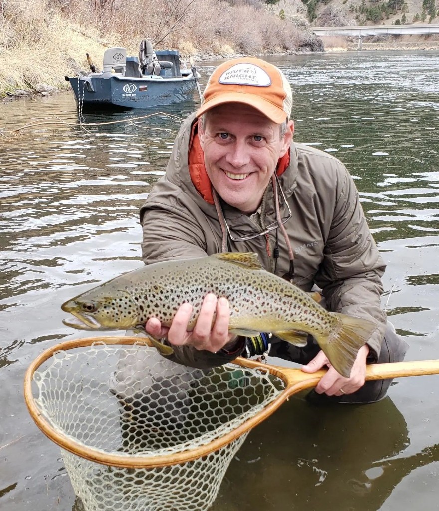 Catch of the day: a beautiful sea trout from Montana