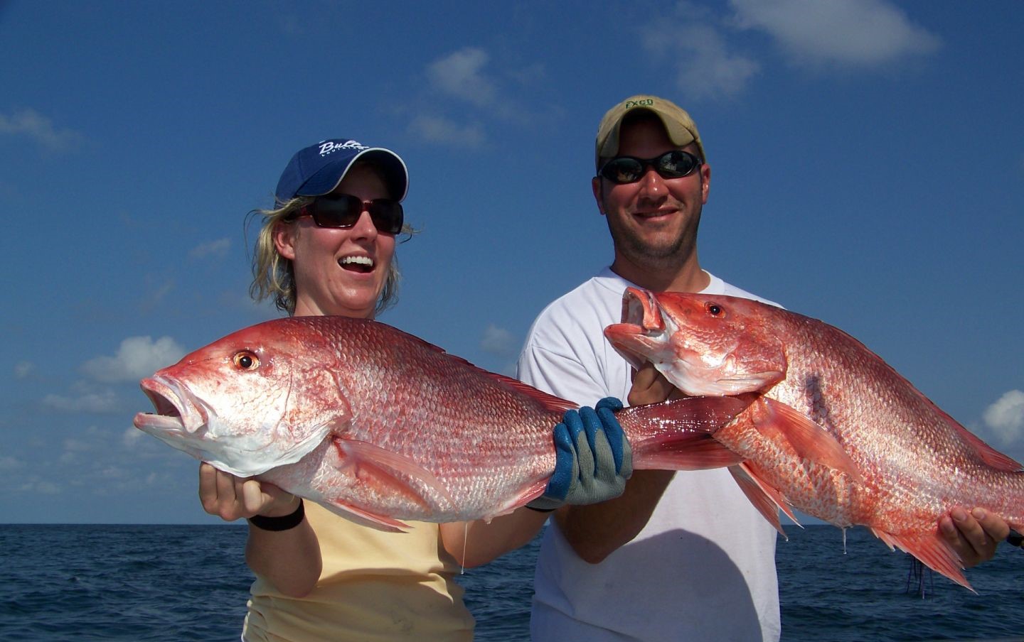 Two anglers fishing at Orange Beach