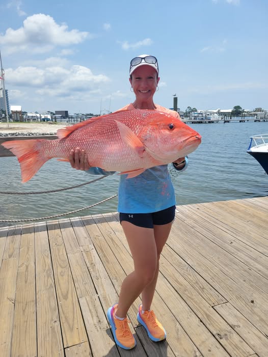 Angler with large fish caught in Alabama
