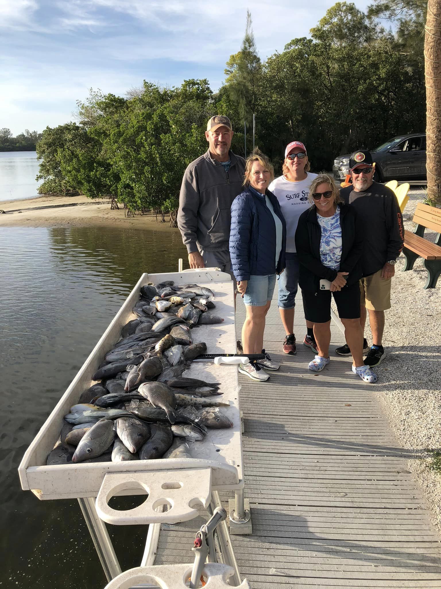 5 people fishing in FL