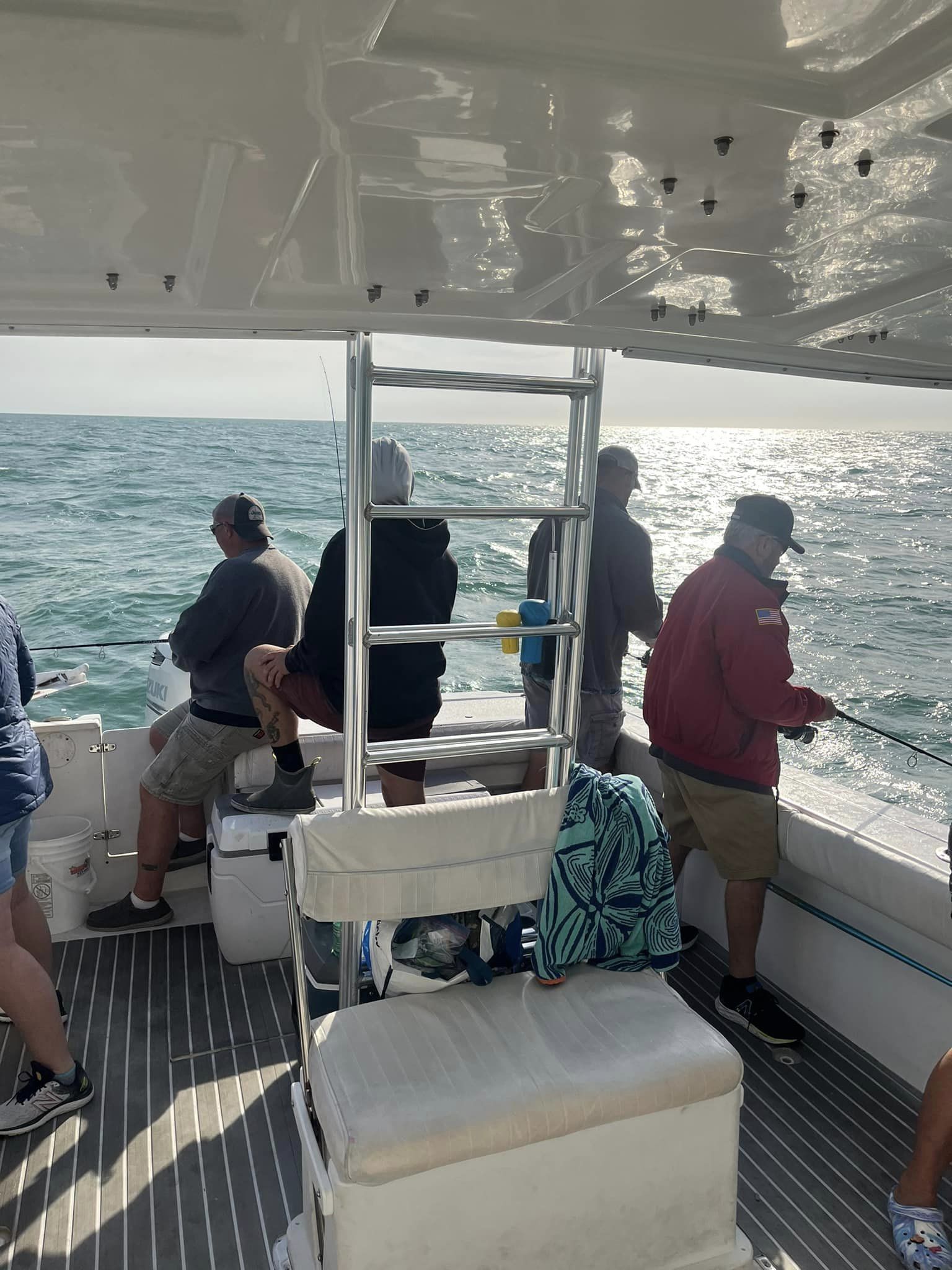 A person enjoying a holiday fishing trip