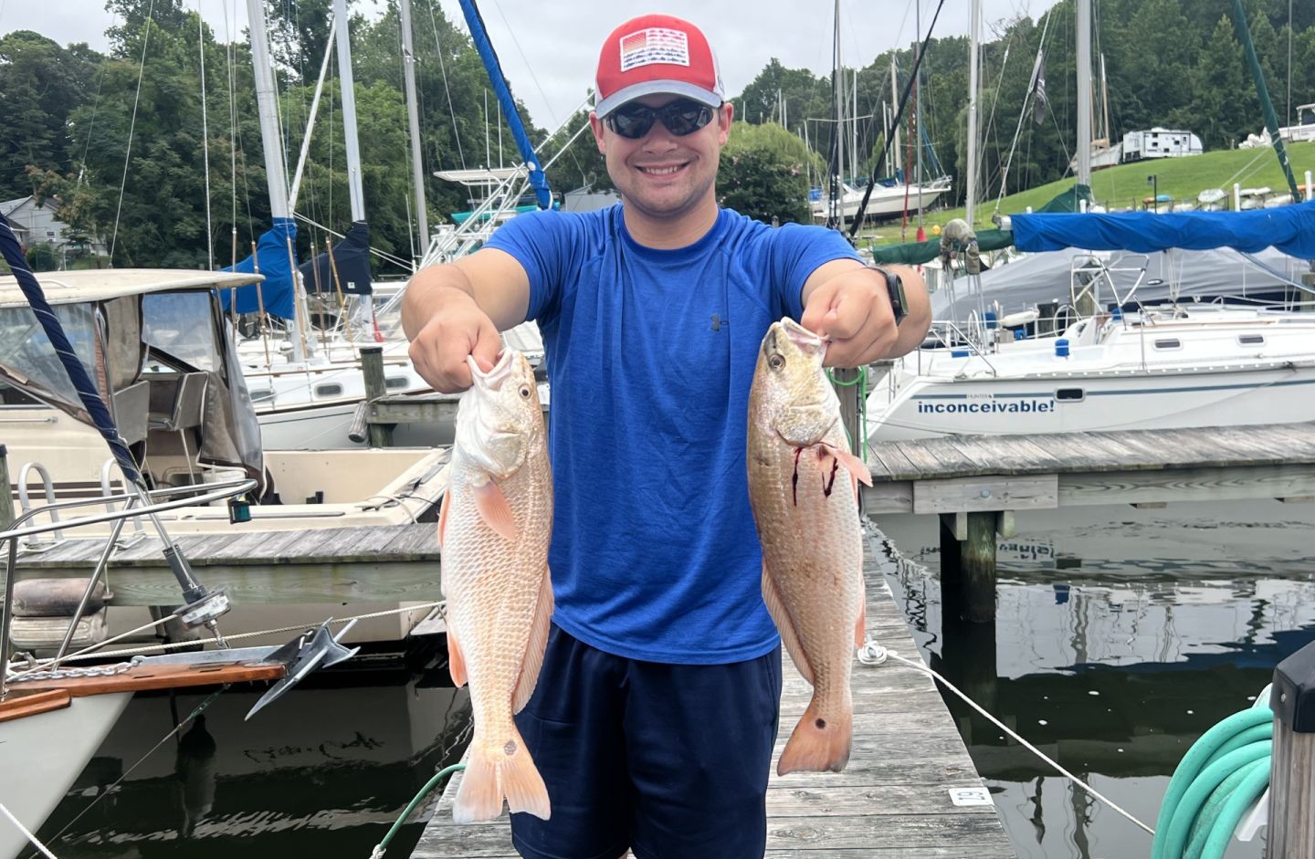 Two redfish caught in MD