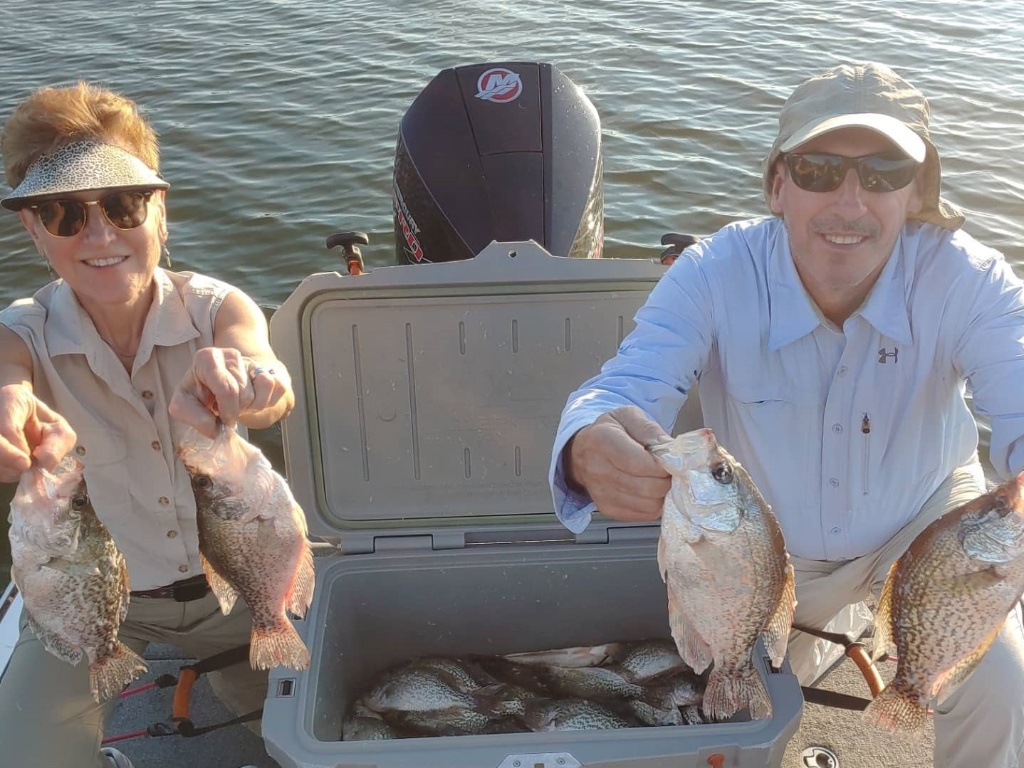 4 crappie fish caught in Winter Haven