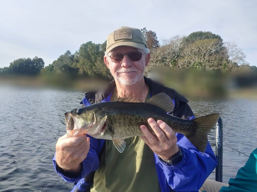 Largemouth bass caught in Winter Haven