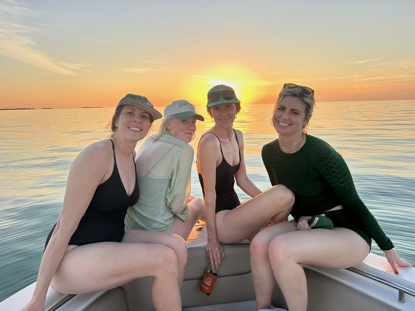 4 people fishing on Stock Island