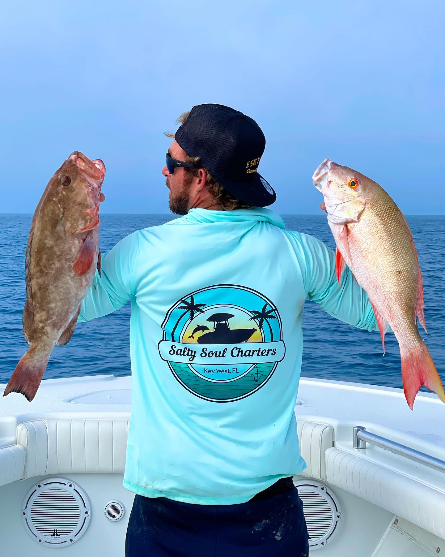 Two big fish caught while fishing in FL