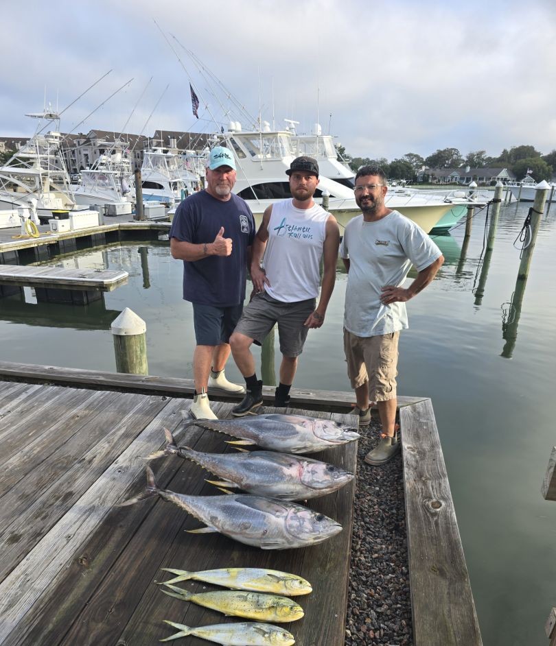 5 fish caught while fishing in VA