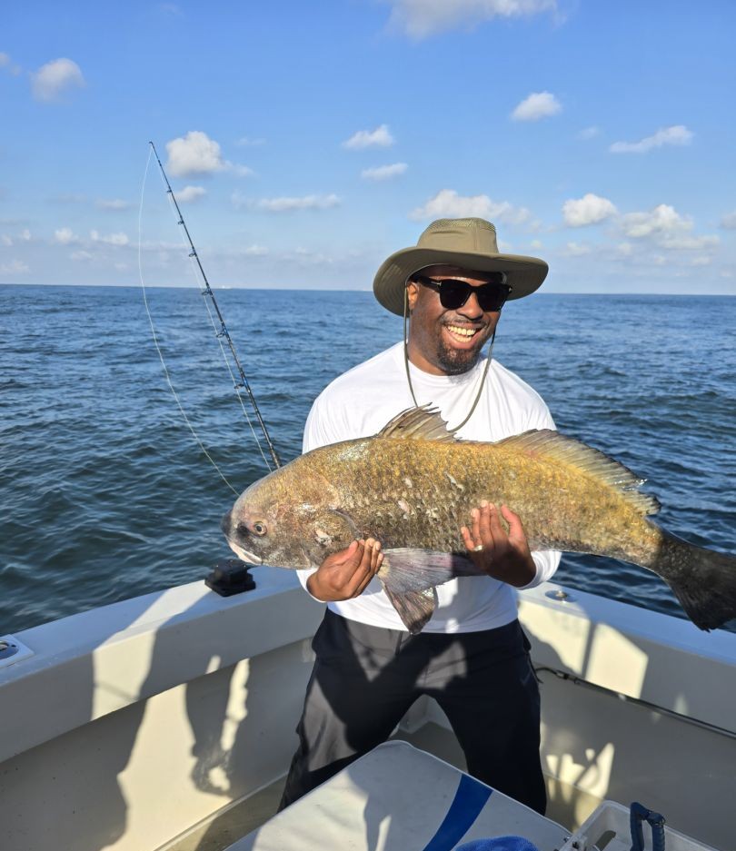A person fishing in Virginia