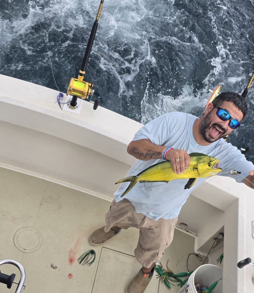 Angler fishing in Virginia