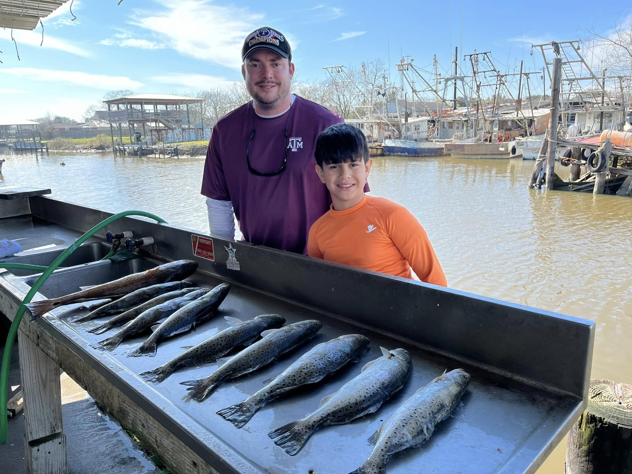 Four spotted weakfish caught in Texas City