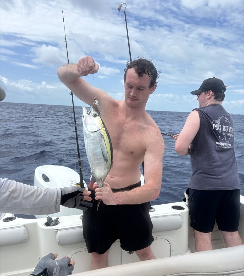 Blackfin tuna caught during fishing charter in Miami FL