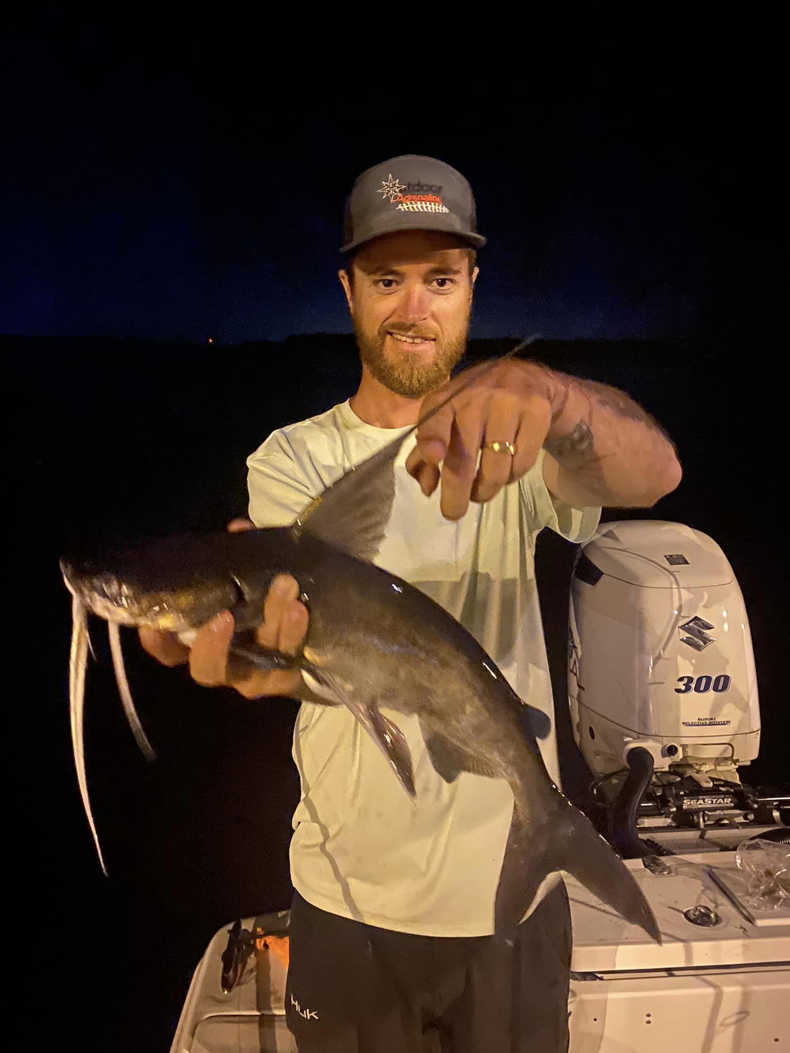 Angler with a huge fish in FL
