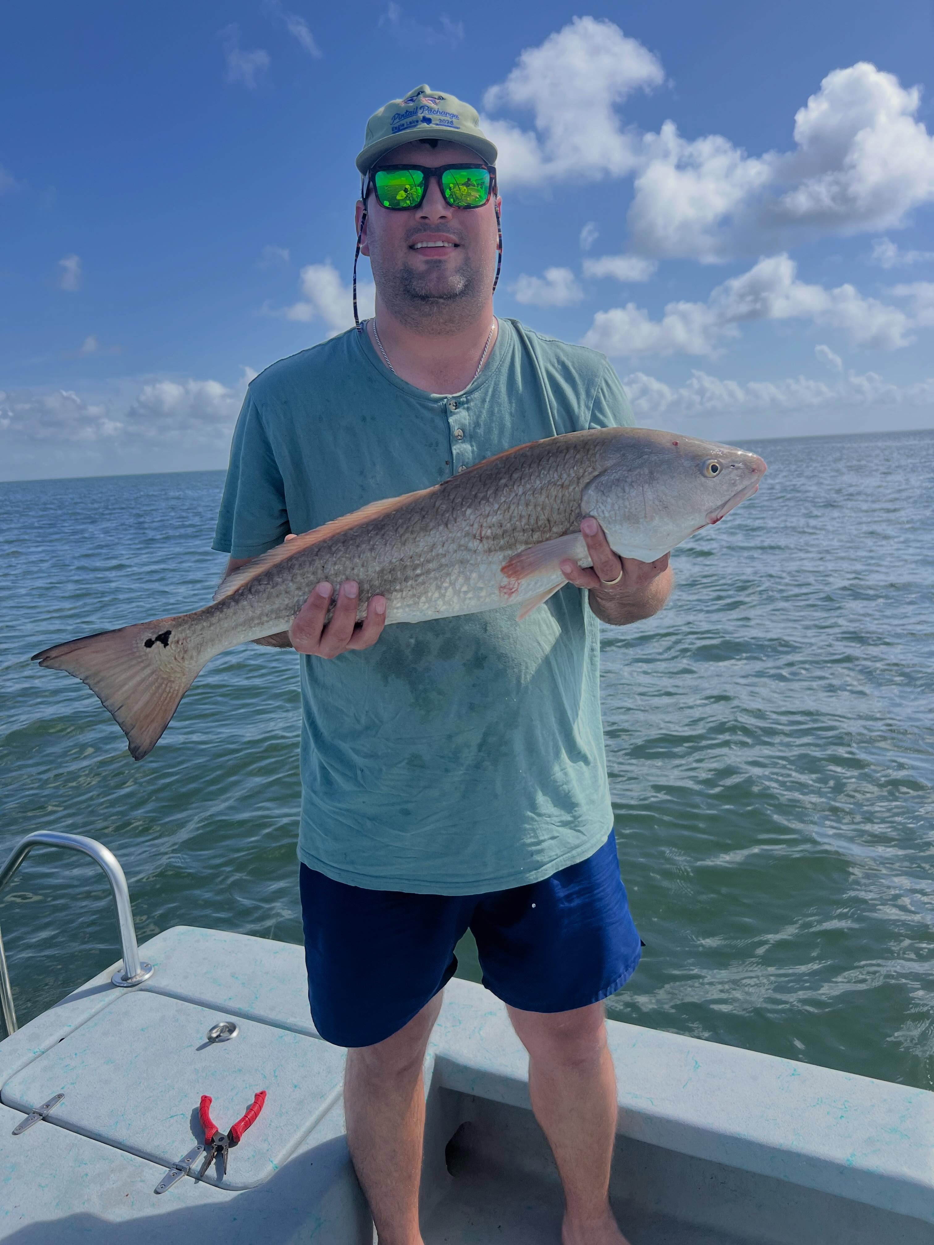 Redfish caught while fishing in Port Arthur TX waters